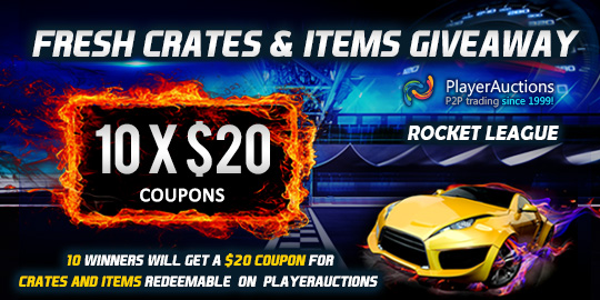 Rocket League and Path of Exile Coupon Giveaways at PlayerAuctions (January 2018)